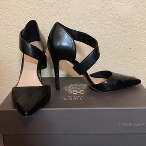 Black 7.5 Vince Camuto pumps/ heels.